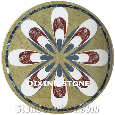 Marble Waterjet Round Medallion