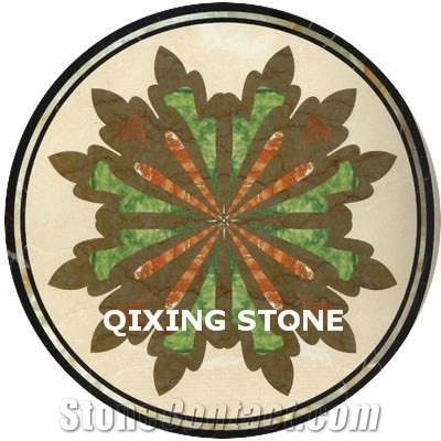 Marble Waterjet Round Medallion