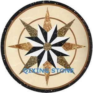 Star Waterjet Medallion Round