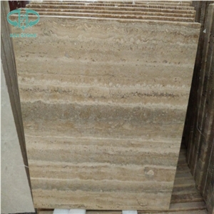 Abyaneh Travertine, Cream Travertine Vein Cut Tiles & Slabs, Beige Polished Travertine Floor Covering Tiles, Walling Tiles