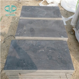 China Blue Limestone Honed/Sanded Slabs & Tiles