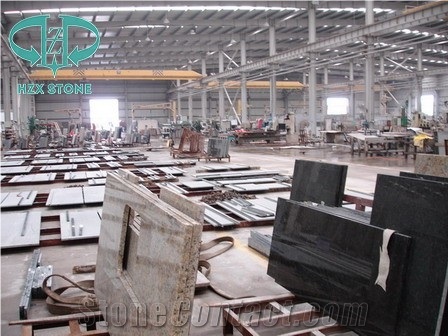 China Granite Kitchen Countertops Bench Tops Worktops Island Tops Fabrication Factory