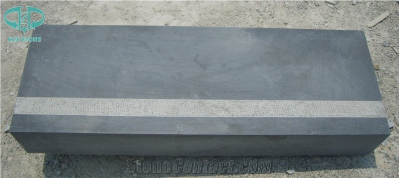 Chine Blue Limestone Black Limestone Bluestone Steps Stairs Treads