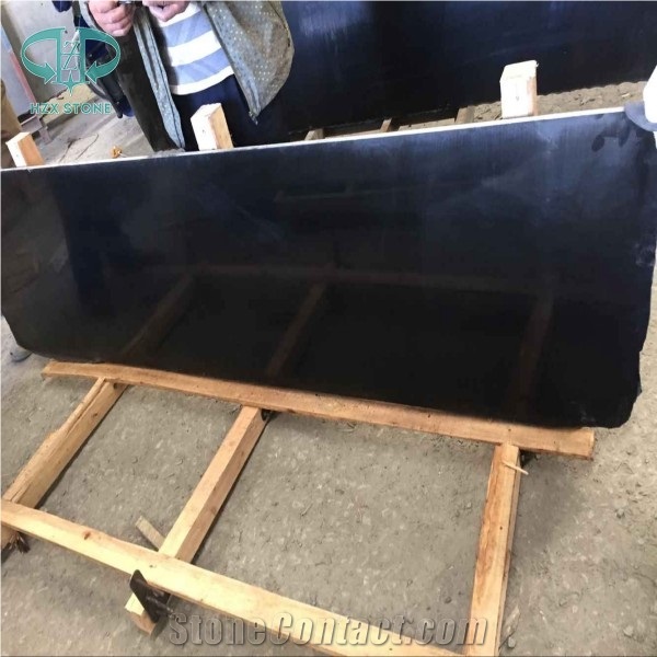 Chinese Mongolia Black Basalt Slabs Abosolute Black Basalt Slabs Basalt Tiles Polished Flamed