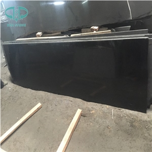 Chinese Mongolia Black Basalt Slabs Abosolute Black Basalt Slabs Basalt Tiles Polished Flamed
