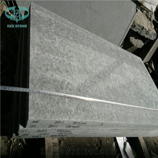 Chinese Mongolia Black Basalt Slabs Abosolute Black Basalt Slabs Basalt Tiles Polished Flamed