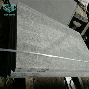 Chinese Mongolia Black Basalt Slabs Abosolute Black Basalt Slabs Basalt Tiles Polished Flamed