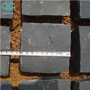 Chinese Zp Black Basalt Cobble Stone,Andesite Cobblestone, Basalt Cobble Stone Cube Stone,Paving Sets for Country Yard,Road,Square,Patio,Garden,Driveway