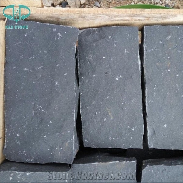 Chinese Zp Black Basalt Cobble Stone,Andesite Cobblestone, Basalt Cobble Stone Cube Stone,Paving Sets for Country Yard,Road,Square,Patio,Garden,Driveway