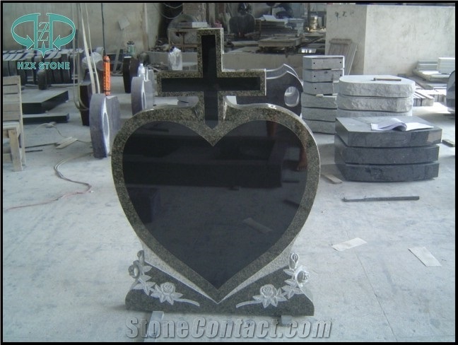 Cross Headstone, Hebei Black Granite Monument & Tombstone