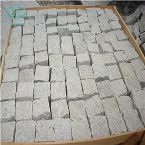 G603 Cobble Stone, Grey Granite Sets, G603 Cube Stone, Silver Grey Granie Paving Sets, Patio Pavers