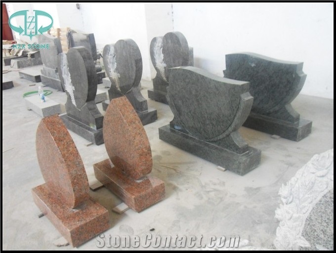G603 Light Grey Granite Tombstone, Light Grey Granite Monument,G603 Tombstone