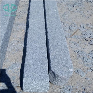 Granite G654 Flamed+Natural Split Paving Stone, China Padong Padang Black Granite Grey Pavers Outside Kerbstone