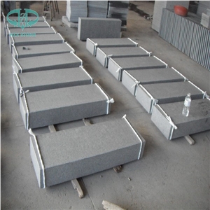 Granite G654 Flamed+Natural Split Paving Stone, China Padong Padang Black Granite Grey Pavers Outside Kerbstone