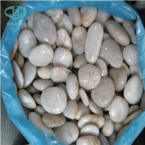 Grey Wish Pebble Stone, Cream Pebbles, White Polished Pebbles
