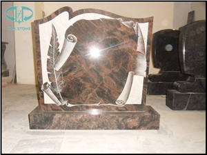Multicolor Red Granite Tombstones