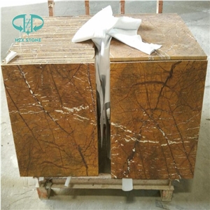 Rainforest Gold Marble, India Yellow Marble Slabs & Tiles, Brown Marble Floor Covering Tiles