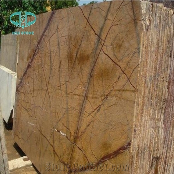 Rainforest Gold Marble, India Yellow Marble Slabs & Tiles, Brown Marble Floor Covering Tiles