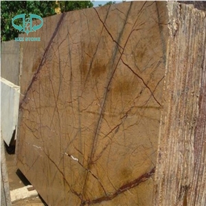 Rainforest Gold Marble, India Yellow Marble Slabs & Tiles, Brown Marble Floor Covering Tiles