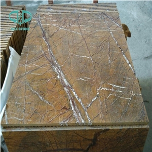 Rainforest Gold Marble, India Yellow Marble Slabs & Tiles, Brown Marble Floor Covering Tiles