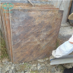 Rusty Slate,Cultured Stone, Wall Cladding, Cheap Chinese Wall Stone Panel