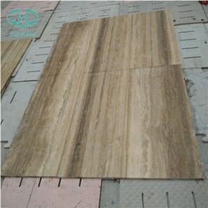 Silver Titanium Travertine Slabs Brown Travertine Stone Flooring Travertine Wall Covering