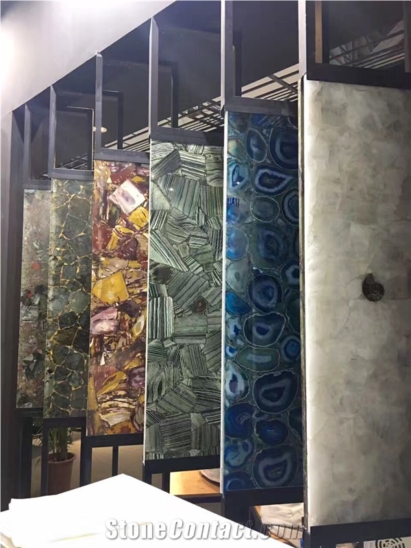 Brown Gemstone Tiles&Slabs ,Polished Brilliant Stone for Backgroud/ Wall Painting/Decoration