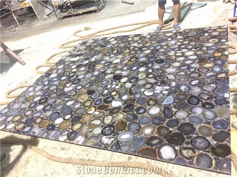 Brown Gemstone Tiles&Slabs ,Polished Brilliant Stone for Backgroud/ Wall Painting/Decoration