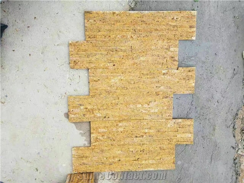 China Tiger Skin Quartzite Culture Stone,Stacked Stone,Ledge Stone Thin Stone Veneer,Wall Panel Cladding