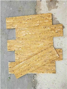 China Tiger Skin Quartzite Culture Stone,Stacked Stone,Ledge Stone Thin Stone Veneer,Wall Panel Cladding
