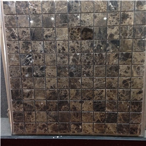 Mixed Marble Mini Brick Mosaic Crema Marfil Subway Mosaic Tile for Wall