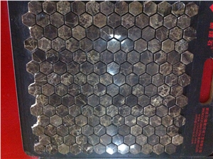Mixed Marble Polished Mosaic Crema Marfil Wall Mosaic for Project