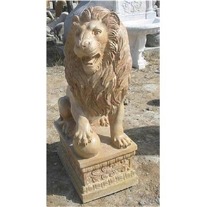 Multicolor Animal Sculptures & Statues ,Lion Statue for Garden Dacoretion