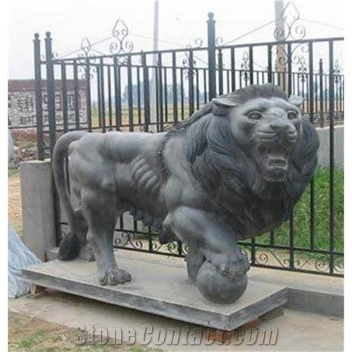 Multicolor Animal Sculptures & Statues ,Lion Statue for Garden Dacoretion