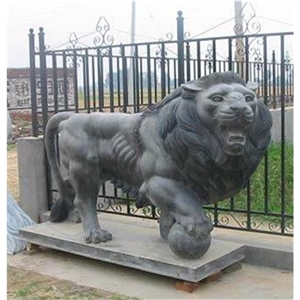 Multicolor Animal Sculptures & Statues ,Lion Statue for Garden Dacoretion