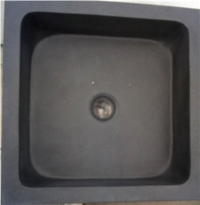 Shanxi Black Granite Washing Basin and Vanity Sink