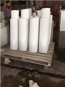 Western Style Crystallized Nano Glass White Stone Rectangle Sinks,Engineered Stone Tombstone Headstone Design,Building Material