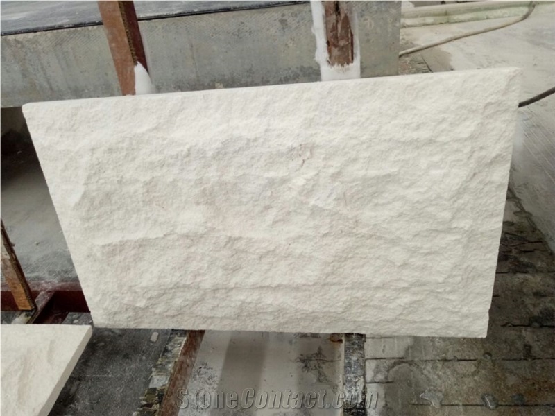 Beige Limestone Mushroom Finish, Mushroomed Cladding