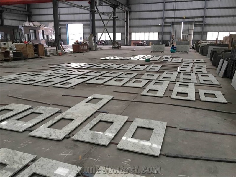 Andromeda Granite Countertops Natural Polished Kitchen Countertops, Natural Building Stone Indoor Decoration