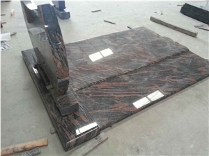 China New Aurora,Multicolor Monument, Granite Polished Tombstone, Gravestone Price ,High Polished Design ,Single and Double ,Hungary ,Slovakia Manufacturer