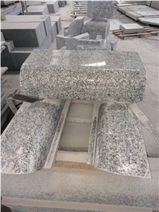 G602 Granite Stone Kerbstones,Curbstone,Side Stones ,Road Stone by Flamed Kerbs ,Dark Grey Landscaping Stone ,Kerbstones
