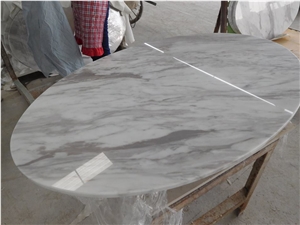 Volakas Tabletops ,Countertops ,Kitchen Tops ,Natural Stone Top ,White Marble Top ,Table Round and Oval Style Table Tops Design,Desk