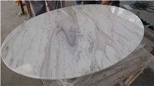 Volakas Tabletops ,Countertops ,Kitchen Tops ,Natural Stone Top ,White Marble Top ,Table Round and Oval Style Table Tops Design,Desk