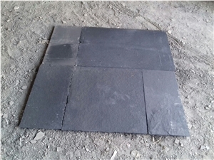 Kota Black Limestone Paving Slabs