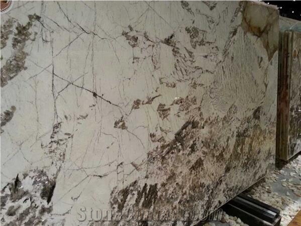Bianco Antico Granite Slabs & Tiles, Brazil White Granite with Special Brown Patterns
