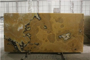 Brown Onyx Covering Slabs Tiles