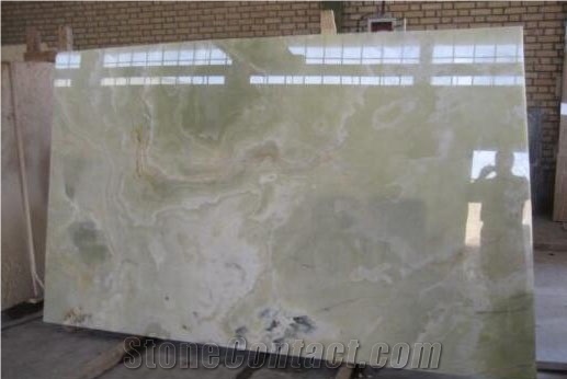 Persian Green Onyx Slabs & Tiles, China Green Onyx
