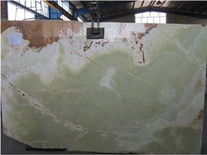 Persian Green Onyx Slabs & Tiles, China Green Onyx
