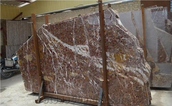 Red Conglomerate Onyx Slabs & Tiles, Iran Brown Onyx