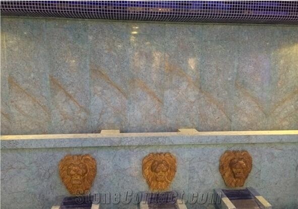 Turquoise Granite Slabs Tiles